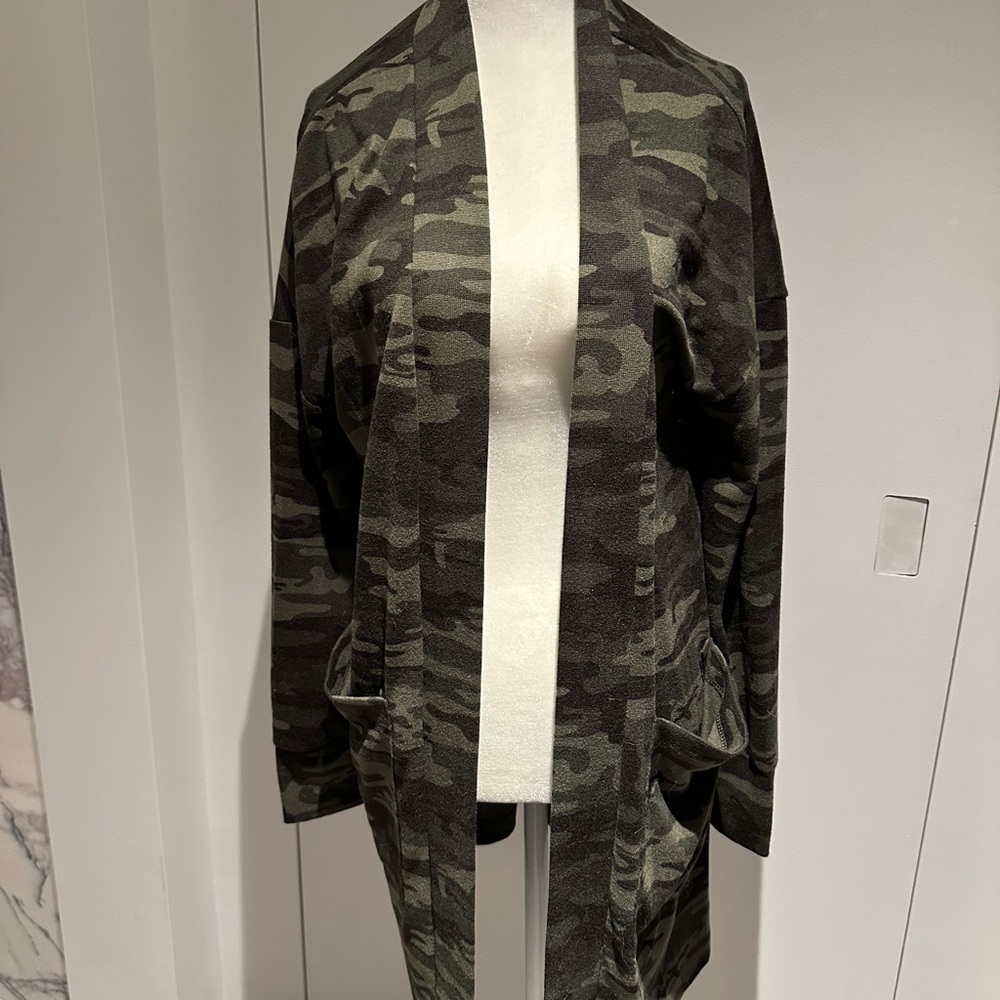 Sanctuary Green Camouflage Utility Jacket